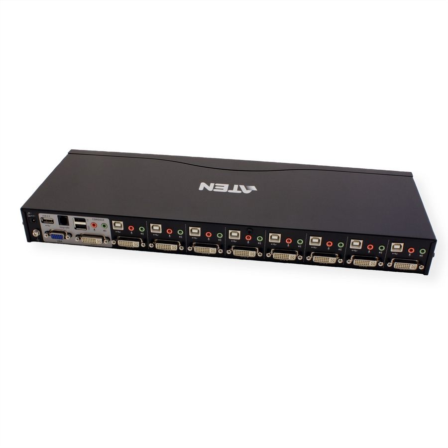 ATEN CS1768 KVM Switch DVI, USB, Audio, 8 Ports