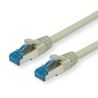 VALUE Patchkabel Cat.6A (Class EA) S/FTP (PiMF), LSOH, grau, 0,3 m