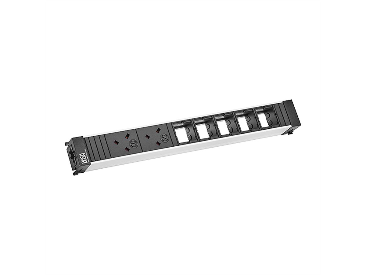 BACHMANN CONF 2xUK 45° 3,15A 5xCM, Input output GST18i3