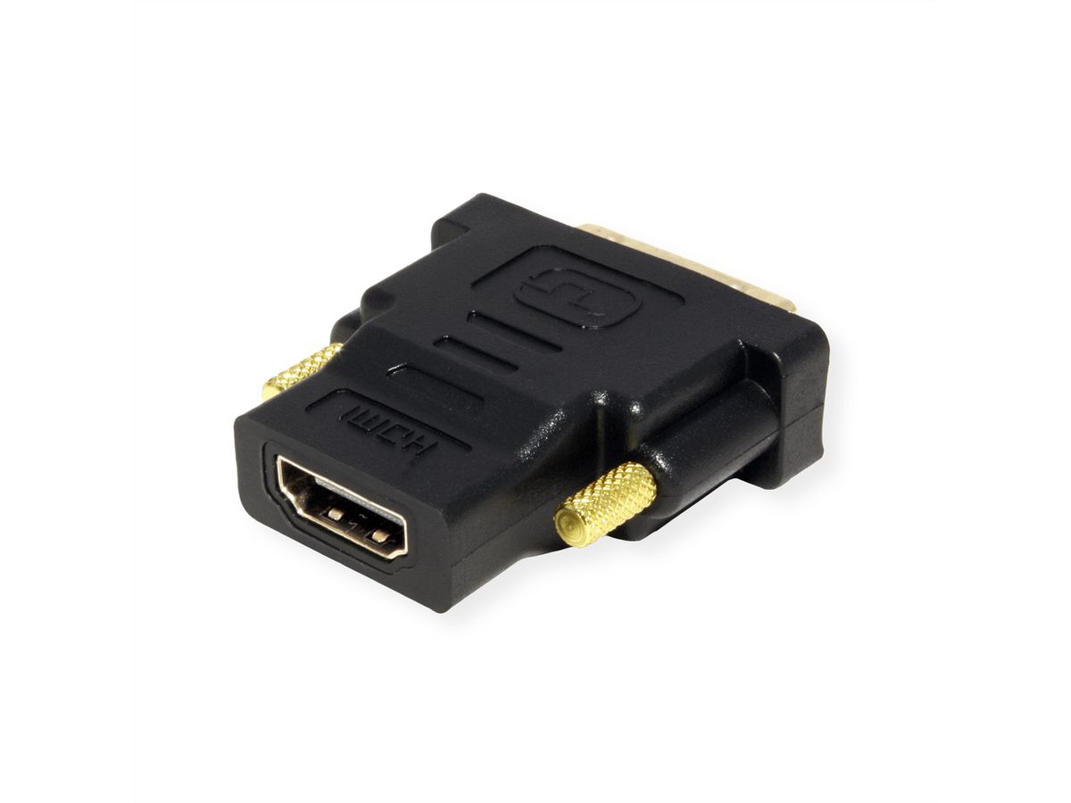 ROLINE HDMI-DVI Adapter, HDMI BU / DVI-D ST