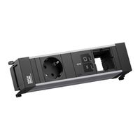 BACHMANN POWER FRAME 1xCEE7/3, 1xUSB C/C 45W 1xCM L=0,2m