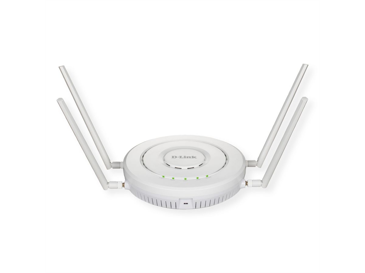 D-Link DWL-8620APE Dualband Access Point Unified AC2600 Wave2, externe Antennen