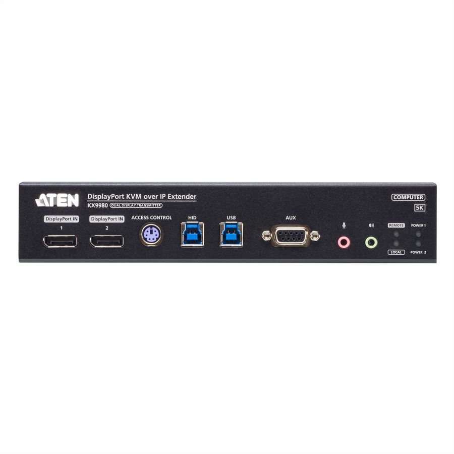ATEN KX9980T 5K DisplayPort Dual Display KVM over IP Sender