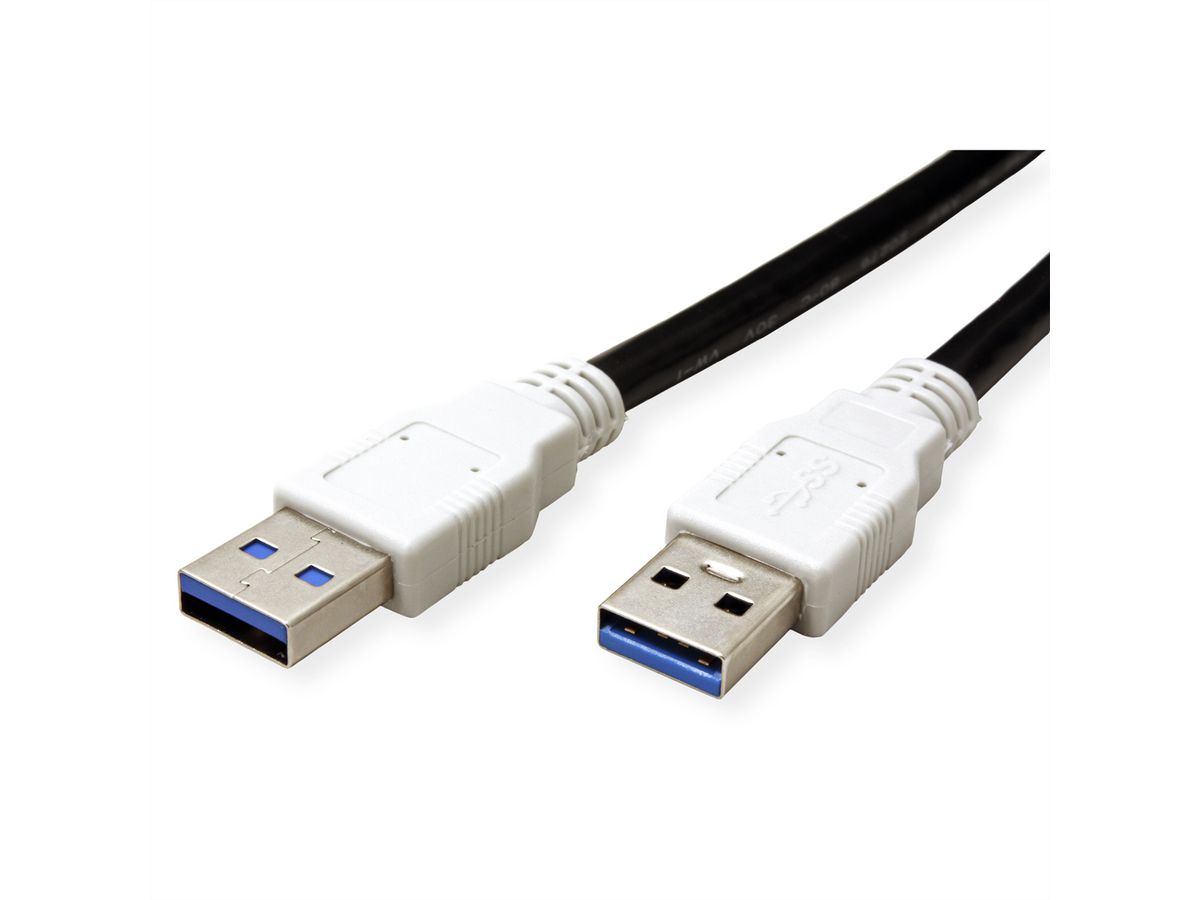 BACHMANN USB 3.0 Kabel A/A 1:1, schwarz, 2 m