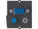 BACHMANN Rahmen 1xVGA+Klinke+Taster BCM -4 Control
