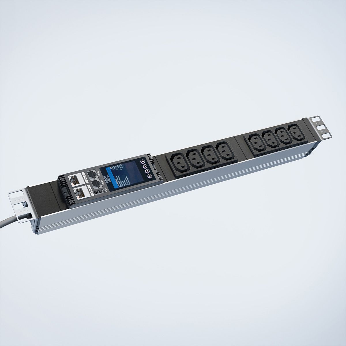 BACHMANN BN ESSENTIAL Metered 19" 8xC13, L=2,0m CEE7/7