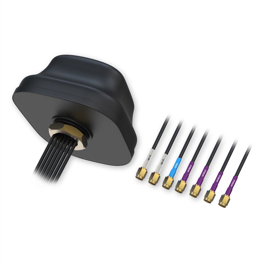 TELTONIKA PR1KC640 Dach Antenne, 5G COMBO MIMO MOBIL/GNSS/WIFI SMA