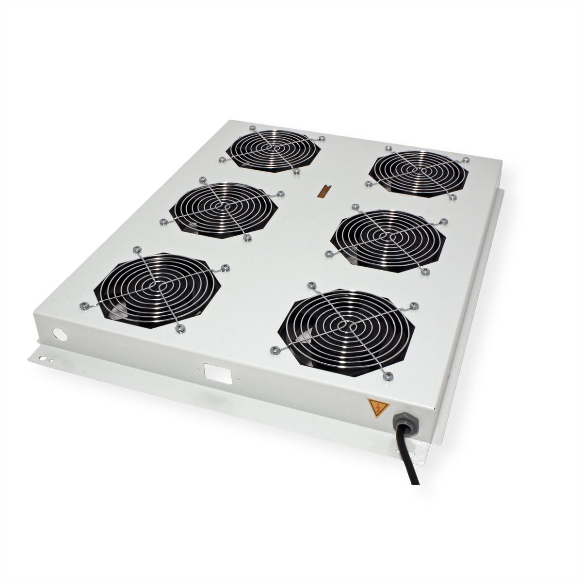 ROLINE 19-Zoll Dachlüftereinheit 6 Lüfter, ON/OFF für Serverschrank der PRO Serie grau
