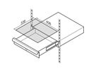 SCHROFF Schreibplatte für 19"-Schubfach - SCHREIBPLATTE KPL.F.SCHUBF.