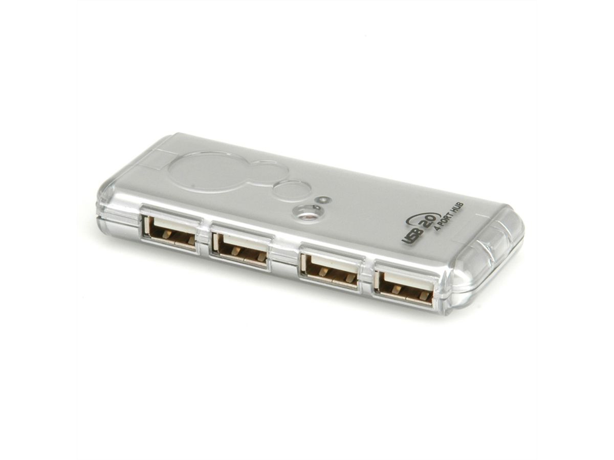 VALUE USB 2.0 Notebook Hub, 4 Ports, ohne Netzteil