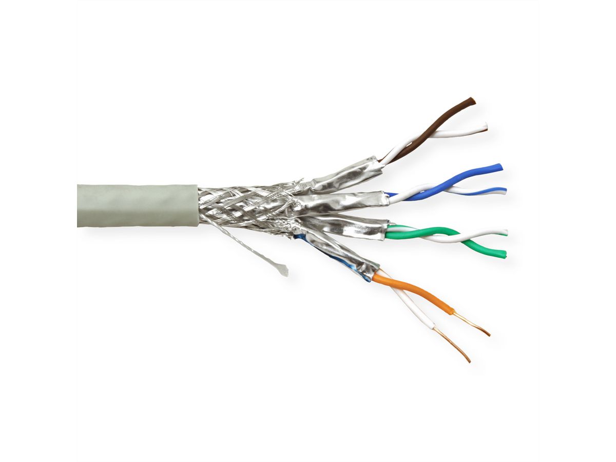 VALUE S/FTP Kabel, Kat.6A (Class EA), Massivdraht, Eca, 300 m