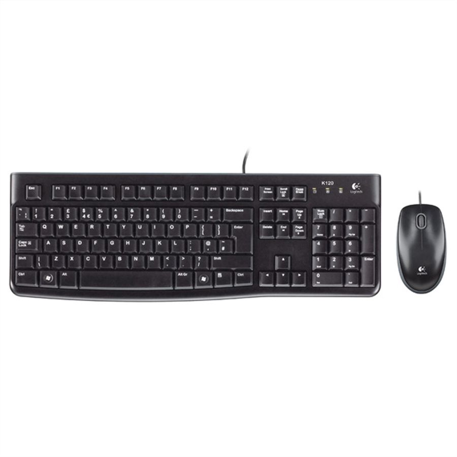 Logitech Desktop MK120 - Tastatur, Maus