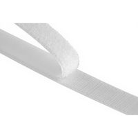 VELCRO® Klettband Selbstklebend, Haken & Flausch 20mm x 50cm Weiß