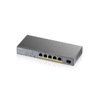 Zyxel GS1350-6HP-EU0101F Netzwerk-Switch Managed L2 Gigabit Ethernet (10/100/1000) Grau Power over Ethernet (PoE)