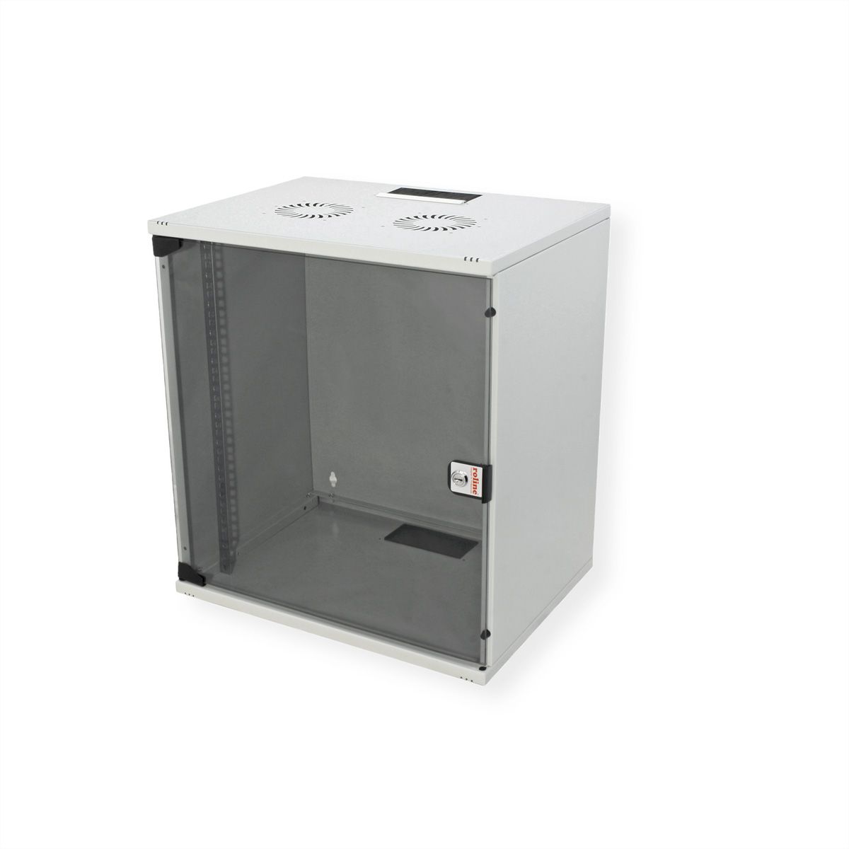 ROLINE 19-Zoll Wandgehäuse Basic 12 HE, 540x400 BxT Bausatz grau