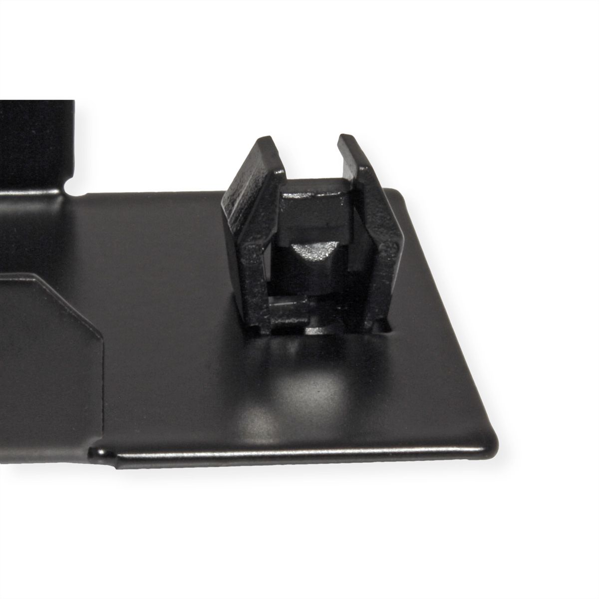 VALUE 19-Zoll-Blindplatte Snap-in, 1 HE, schwarz
