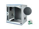 optiRACK "silent" aktiv 12HE, 612x555x600mm, schallgedämmt, Untertisch-Schrank