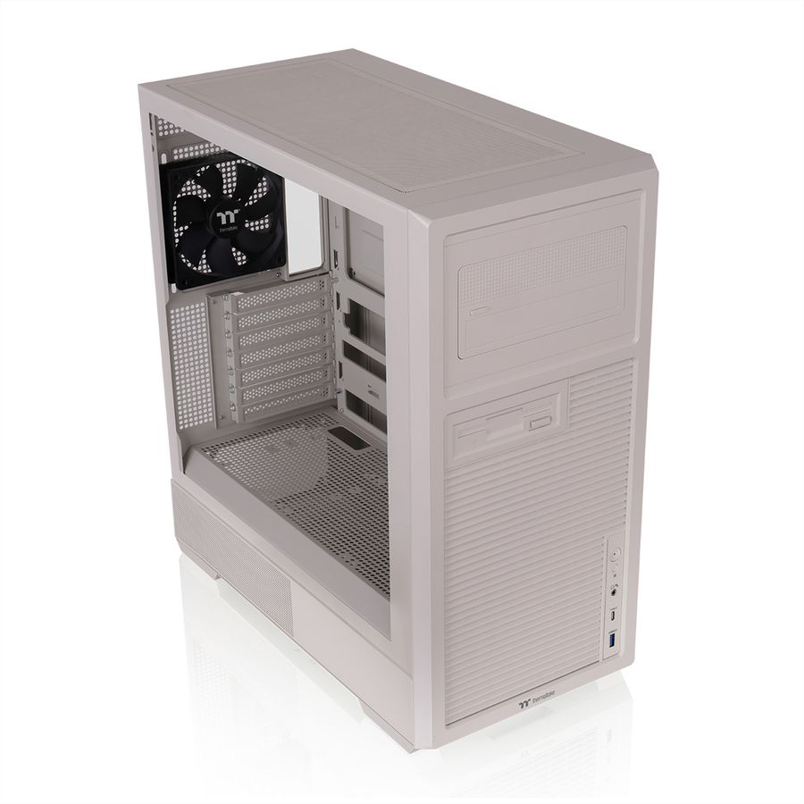 Thermaltake Retro 360 TG Mid Tower Gehäuse, beige