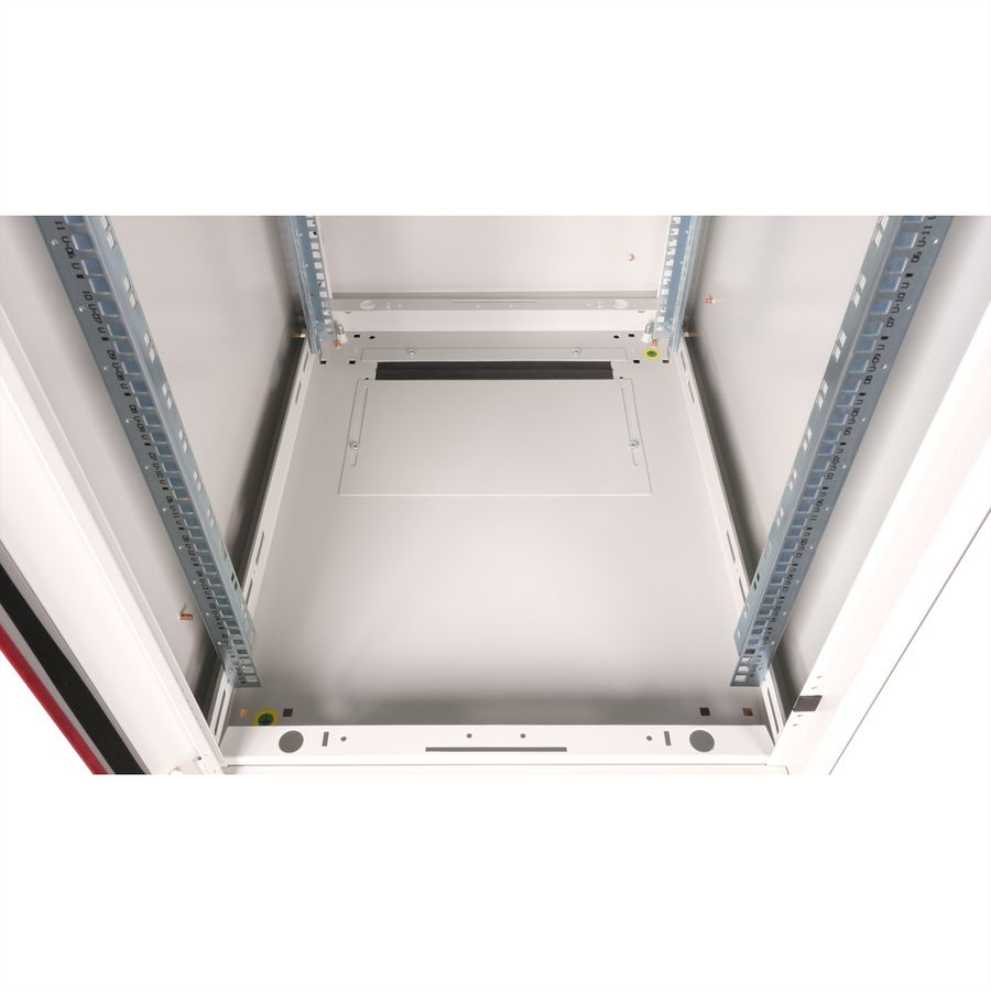 ROLINE 19-Zoll Netzwerkschrank Pro 16 HE, 600x800 BxT Glastür grau