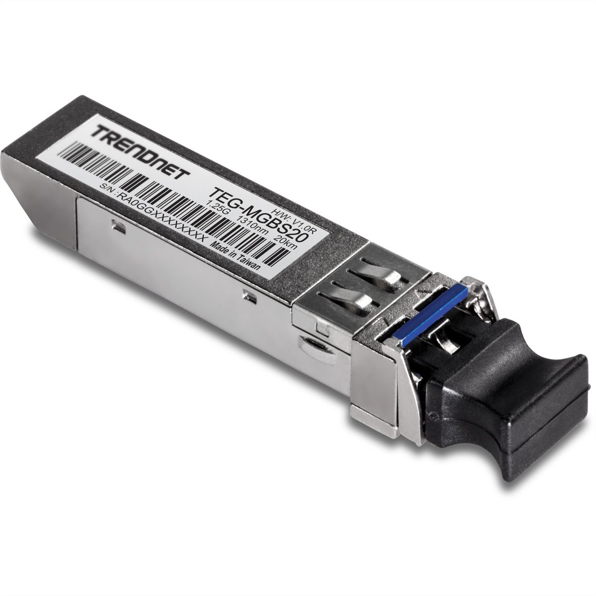 TRENDnet TEG-MGBS20 Mini-GBIC, Single-Mode LC Module 10KM