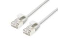 ROLINE U/FTP DataCenter Patchkabel Kat.6A (Class EA), LSOH, slim, weiß, 2 m