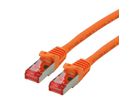 ROLINE Patchkabel Kat.6 S/FTP (PiMF), Component Level, LSOH, orange, 0,3 m