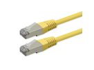 ROLINE Patchkabel Cat.6 (Class E), PoE, S/FTP (PiMF), gelb, 10 m