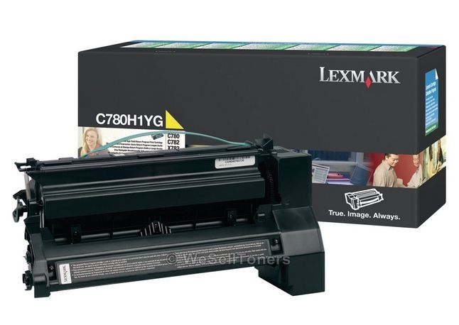 Lexmark C780H1YG Tonerkartusche Original Gelb 1 Stück(e)