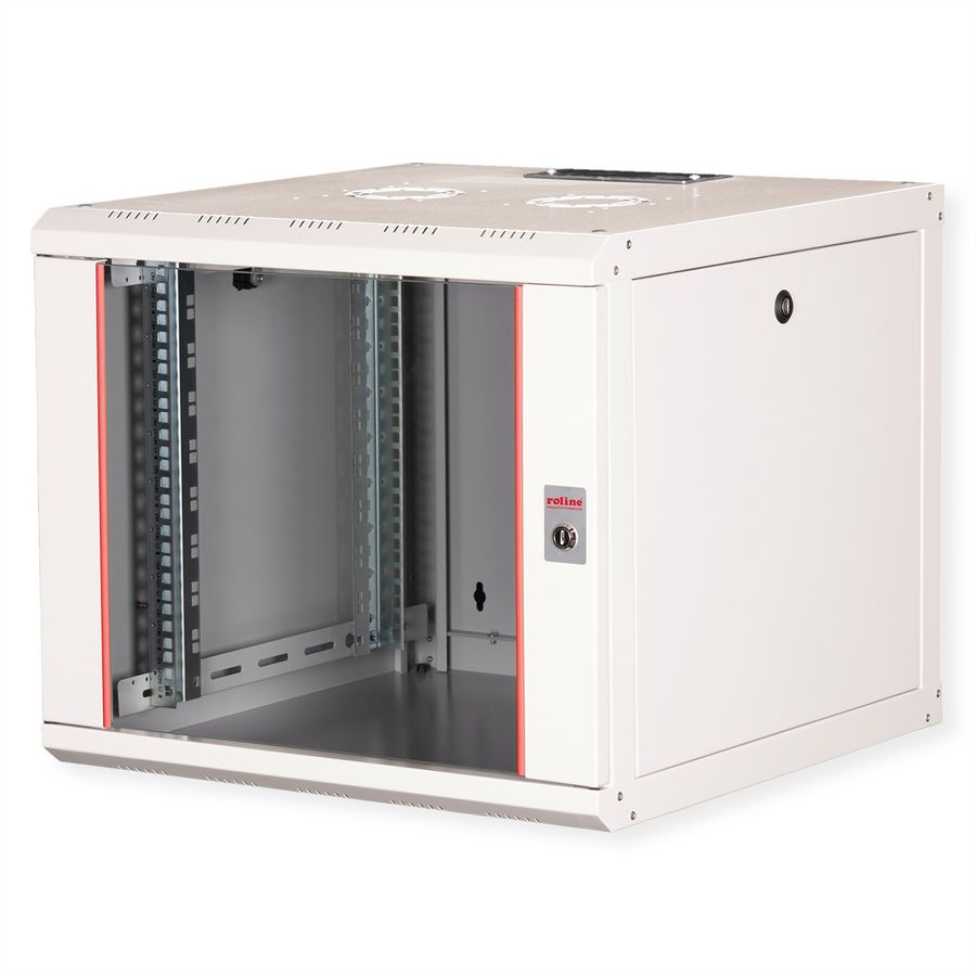 ROLINE 19-Zoll Wandgehäuse Pro 9 HE, 600x600 BxT grau