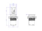 BACHMANN ELEVATOR 1xUK USB Charger, Strom 2,0m 13A montiert United Kingdom