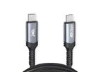 VALUE USB4 Gen3x2 Kabel, C–C, ST/ST, 40Gbit/s, 240W, schwarz, 0,5 m