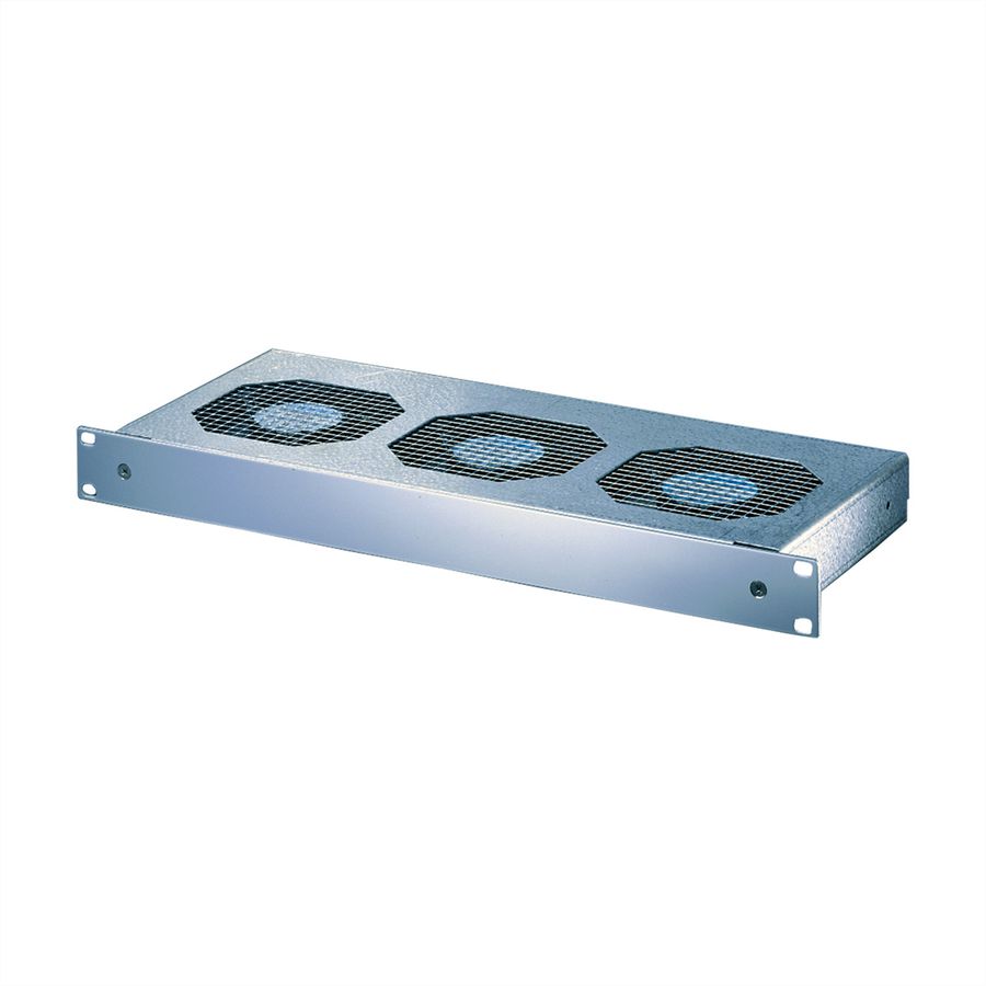 SCHROFF 19" Umlüfter, 3 Ventilatoren, 1 HE - UMLUEFTER 19"O.SCH. 115V