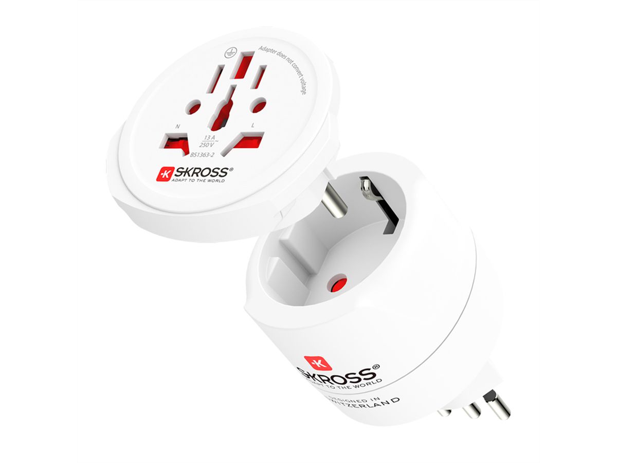 Skross Combo World to Switzerland Adapter-Set