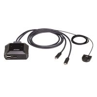 ATEN US3312 2-Port USB-C 4K DisplayPort KVM Switch