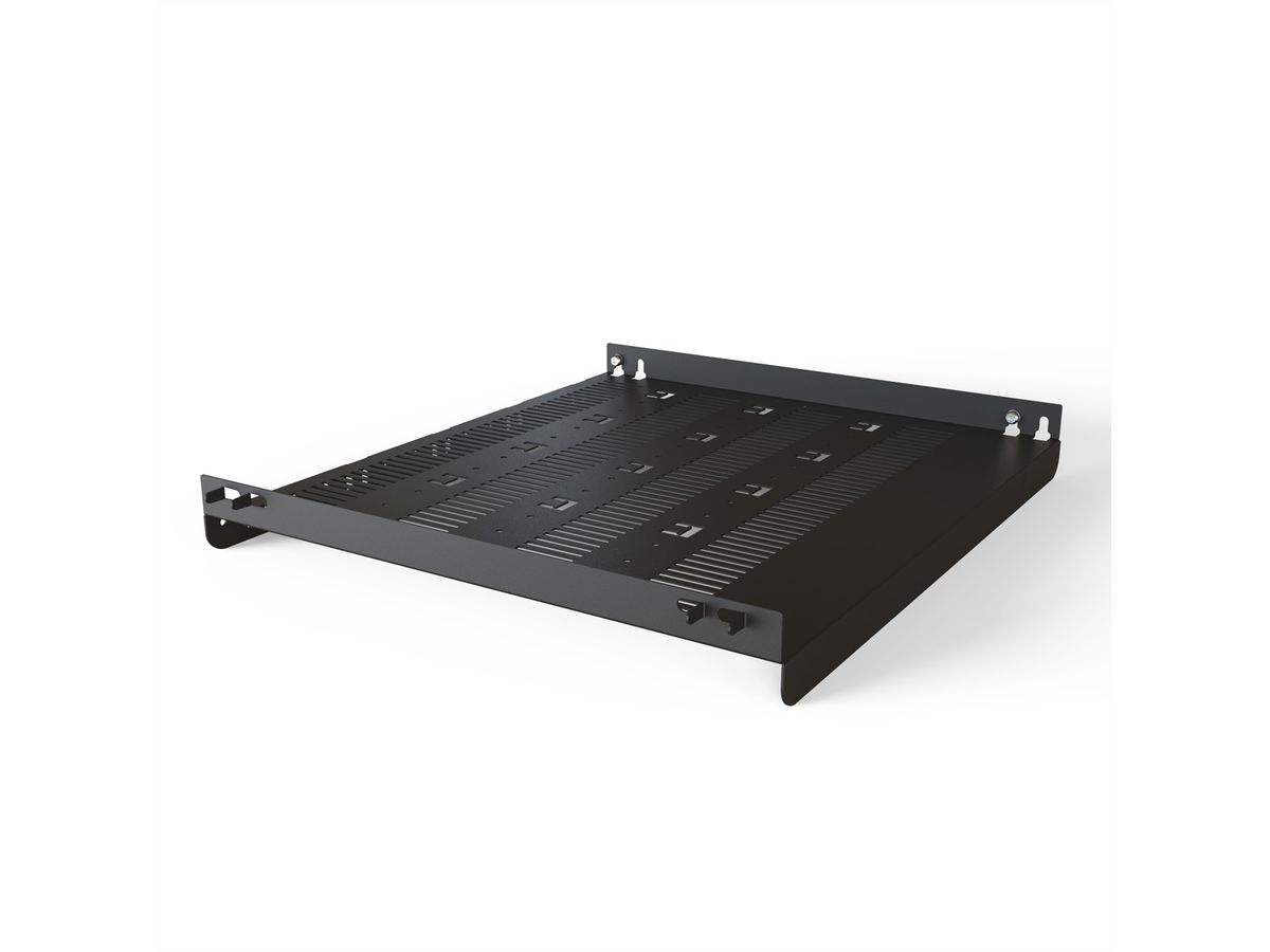 SCHROFF 19''-Fachboden stationär - 19"FACHB.STAT. 600T RAL7021