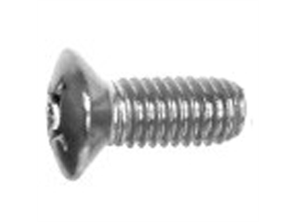SCHROFF Linsensenkkopfschraube mit Kreuzschlitz - NTS SENKSCHR.LIN. M3X8 100ST