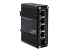 EXSYS EX-62020PoE 4-Port Industrie Ethernet Switch, PoE 1-Port 100/1000Fx SFP