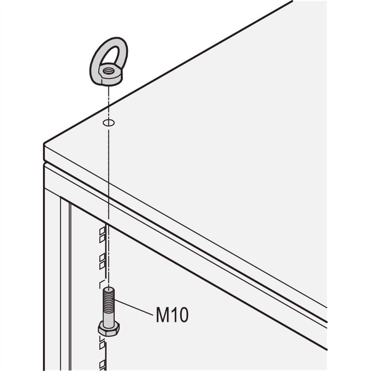 SCHROFF Kranösen - KRANOESEN SATZ M10 4STK
