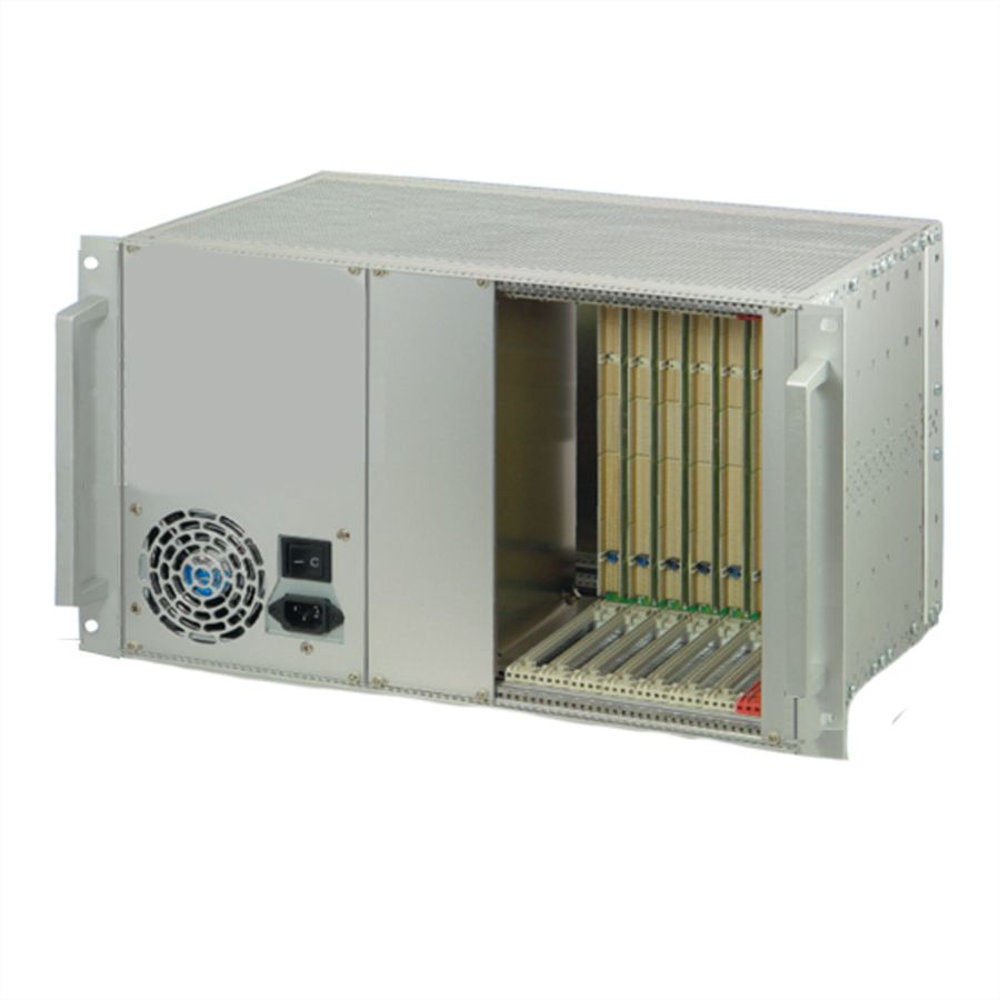 SCHROFF 6 HE, 8 Slot, mit Rear I/O - BGTR CPCI 6HE 8SLOT