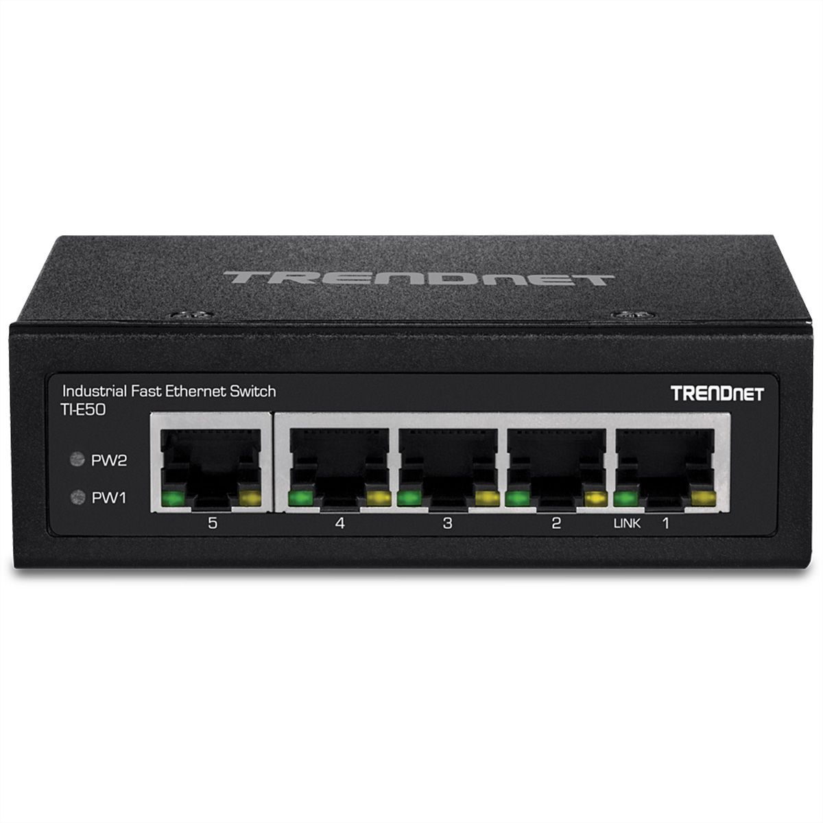 TRENDnet TI-E50 Industrial Fast Ethernet DIN-Rail Switch 5-Port