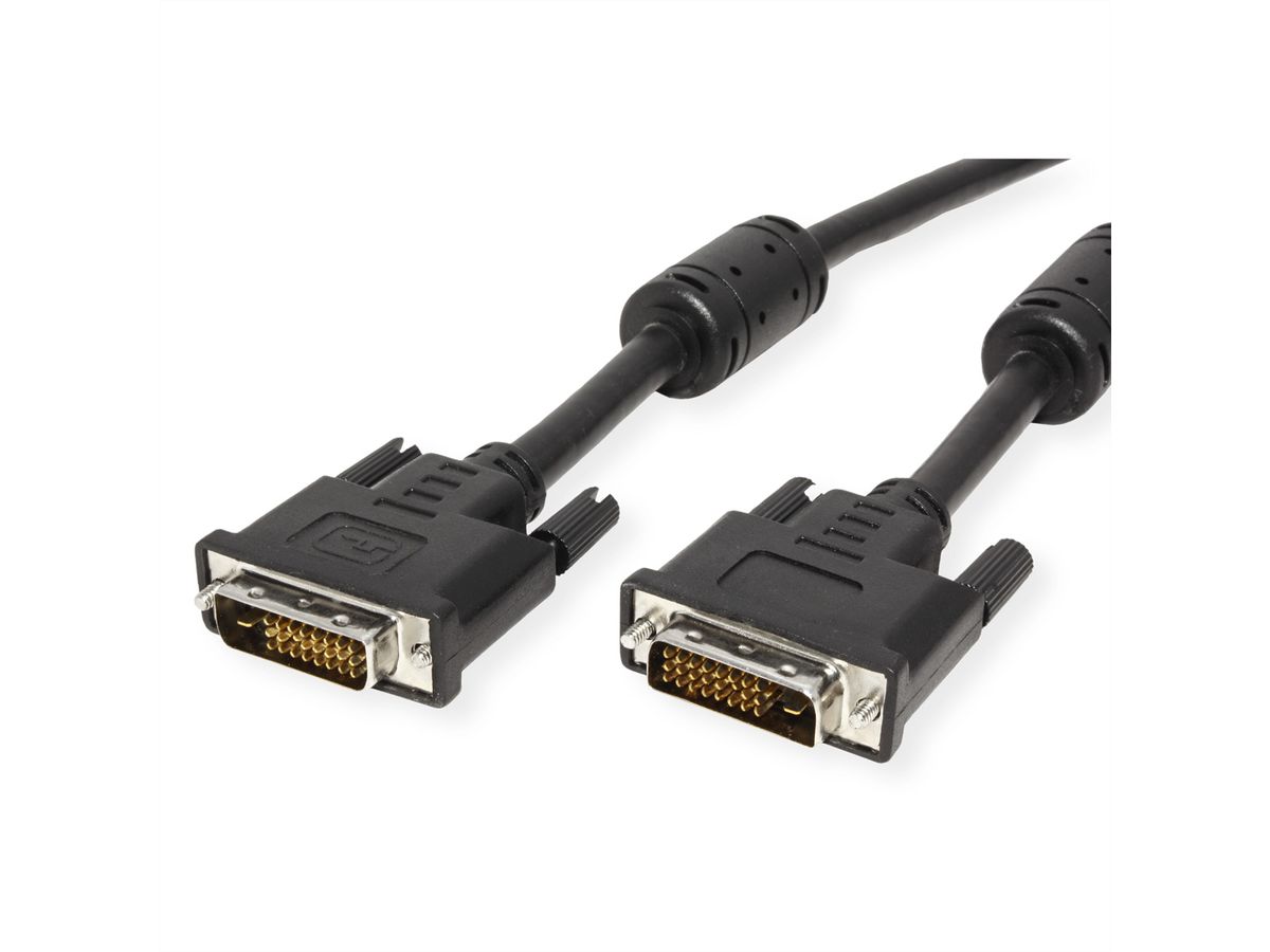 ROLINE Monitorkabel DVI, ST-ST, (24+1) dual link, 2 m