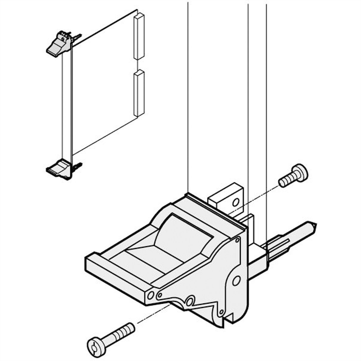 SCHROFF IEL-Griff - IEL-GRIFF OBEN GR/SW 100ST