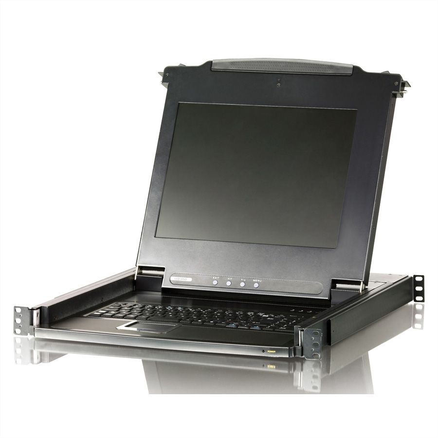 ATEN CL1000M KVM-Konsole, 43cm LCD, VGA, PS/2, CH-Layout