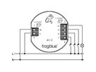 frogblue frogAct1-3, 1-Kanal Aktor (1x 400W) mit 3 Eingängen