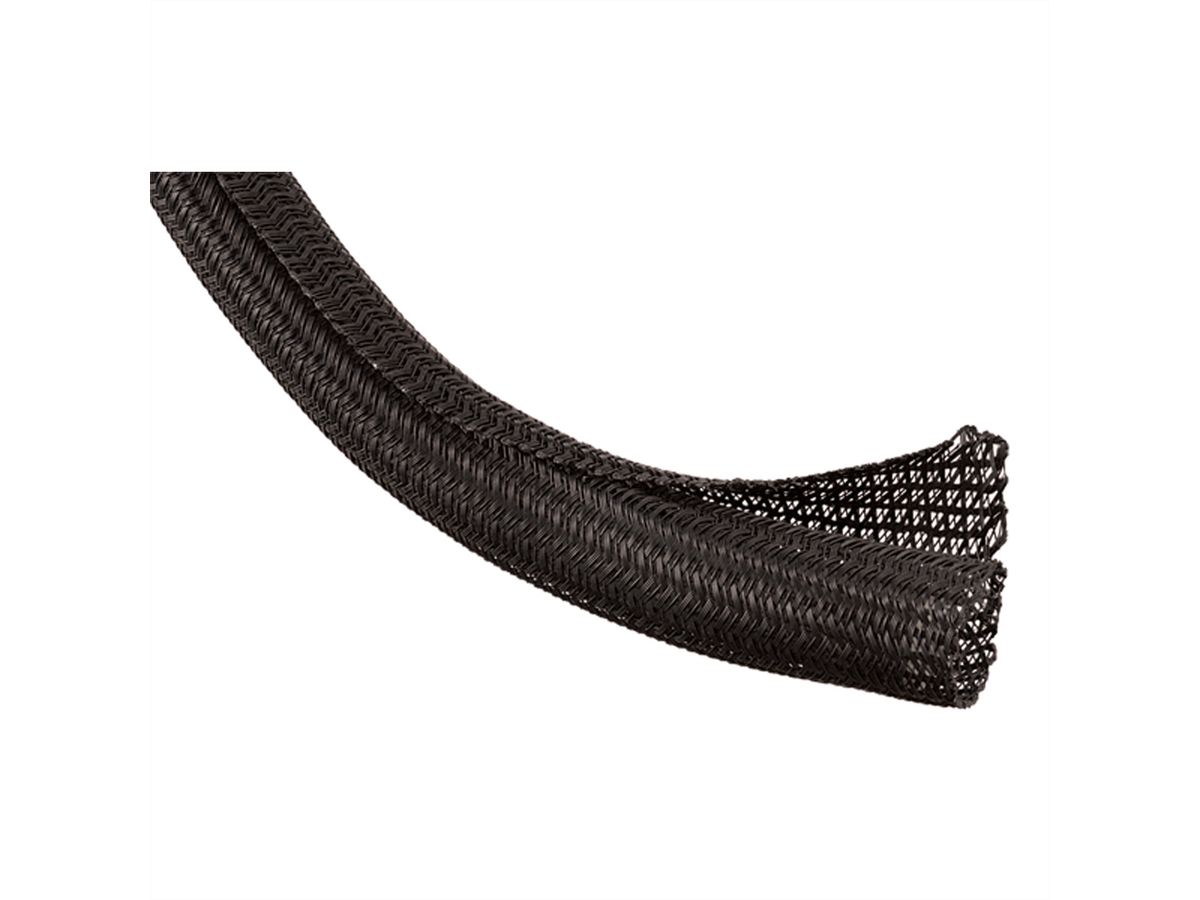 BACHMANN AUTOMATIC WRAP Ø 2,5cm, schwarz, 1 m