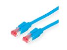 DÄTWYLER Patchkabel Kat.6 (Class E) S/FTP, CU 7702 flex LSOH, Hirose TM21, blau, 7 m