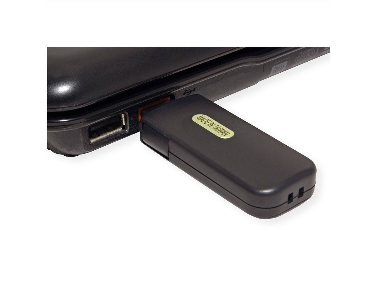ROLINE USB Typ A Port Blocker, 4x Schloss und 1x Schlüssel