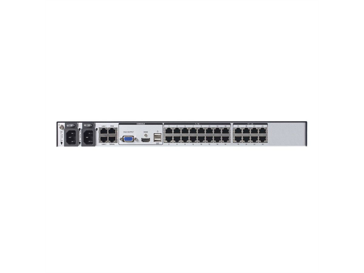 ATEN KN2124VB 24-Port Cat 5 KVM over IP 1 local und 2 remote