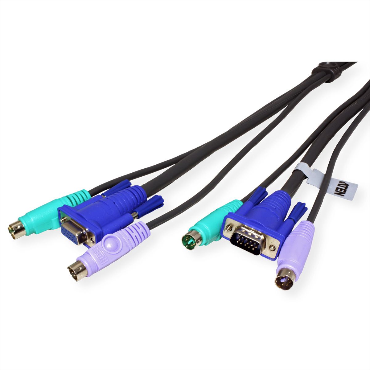 ATEN 2L-1010P/C KVM VGA Anschlusskabel, schwarz, 20 m