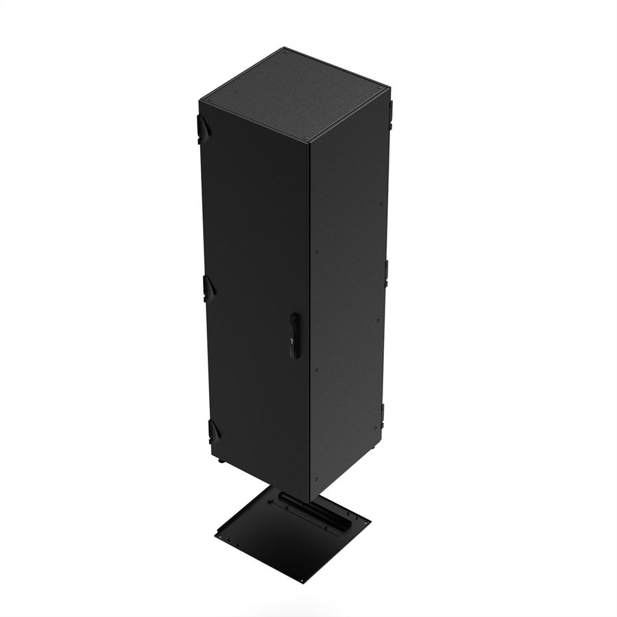 SCHROFF BODENPLATTE 800B 600T IP55 KABELEING.